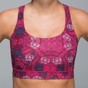 Lululemon Energy Bra Prism Multi Guava Lava Boom Juice - 8